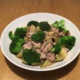 豚肉とナスの塩炒め