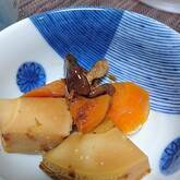 ニンジンとタケノコの煮物
