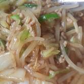 豚ひき肉とモヤシのスープ