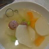 カブとベーコンのスープ