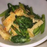 小松菜と油揚げのサッと煮