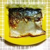 グリルでふっくら！サバの塩焼き