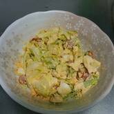 ひと手間でなめらか！卵だけサラダ