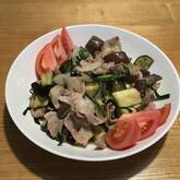 豚バラとナスのソテー