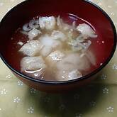 ミョウガのみそ汁