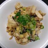 キノコと豆腐のチャンプルー