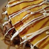 オープンオム焼きそば