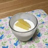 水切りヨーグルトのムース