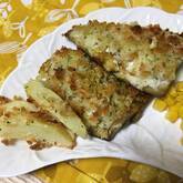 サバのカレー風味パン粉焼き