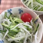 パリパリ大根のサラダ