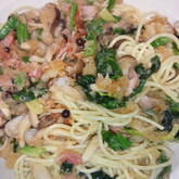 キノコの和風おろしパスタ