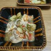 鶏肉とジャガイモのトマトチーズ煮