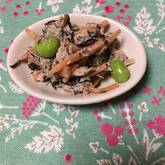 ヒジキの煮物とツナのマヨネーズ和え