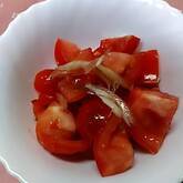 トマトとミョウガの酢の物