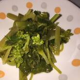 菜の花のワサビ和え