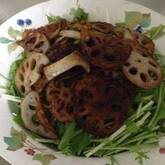 レンコンとエリンギのサラダ