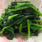 ホウレン草のナムル