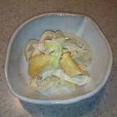 モヤシと油揚げのユズサラダ