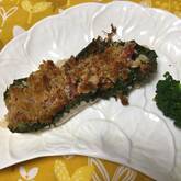 梅肉と大葉のささ身パン粉焼き