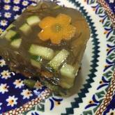 もずくの寒天寄せ