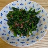 ほうれん草のおかか和え