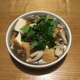 厚揚げとたっぷりキノコの煮もの