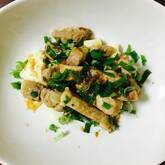 豆腐と豚肉の炒め物