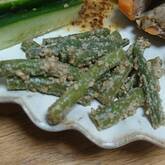 サヤインゲンのゴマ和え