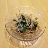 モヤシとニラのお浸し