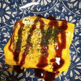 豚バラ肉の卵包み焼き