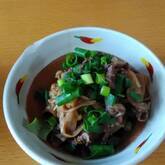 夕食の献立に！牛肉のすき焼き風炒め煮 15分で完成