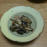 ナスとシメジのゴマ和え