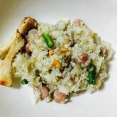 ガーリックキノコチャーハン