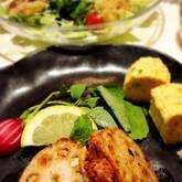 レンコンのはさみ揚げ