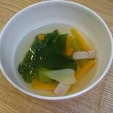 チンゲンサイのスープ