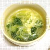 モヤシと卵のスープ