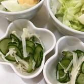 サキイカとキュウリの酢の物