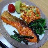 鮭のジンジャー照り焼き