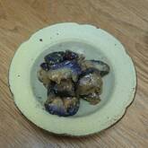 揚げナスのゴマ酢がけ