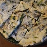 サクッと絶品！簡単ニラだけチヂミ