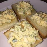 おつまみ卵トースト