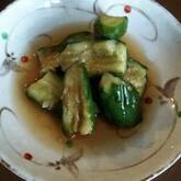 キュウリのたたき和え