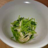 エノキとミツバのお浸し