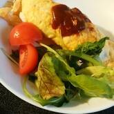 ひき肉のオムレツ