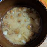 ナメコのみそ汁