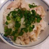 鶏の塩炊き込みご飯