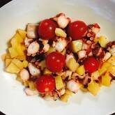 タコのガーリックソテー