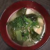 ジャガイモ入りみそ汁