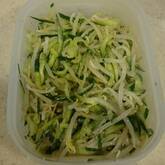 ゆでモヤシのゴマ酢和え