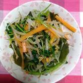 ワカメとモヤシの中華風和え